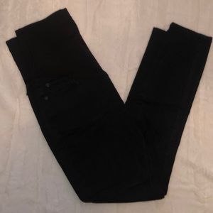 PINKBLUSH BLACK Maternity Skinny Jeans